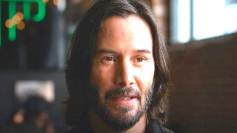 Keanu Reeves as Neo in The Matrix Resurrections
