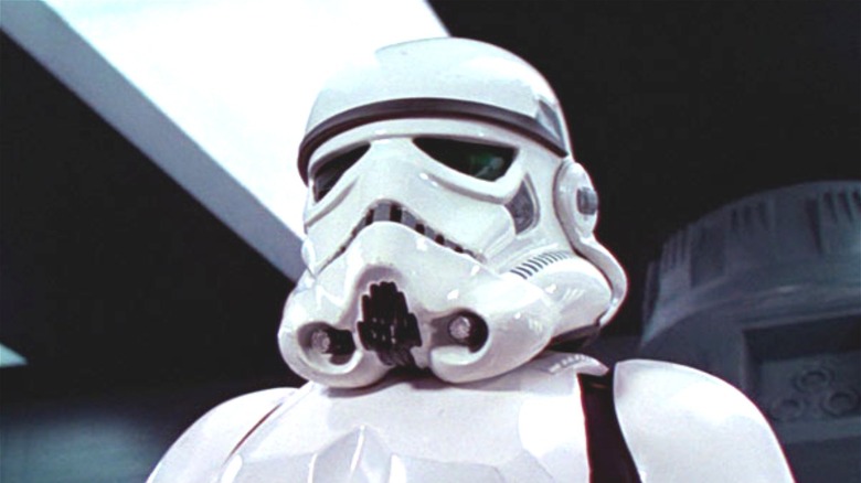 A Stormtrooper in "Star Wars"