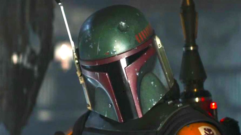 Boba Fett battling