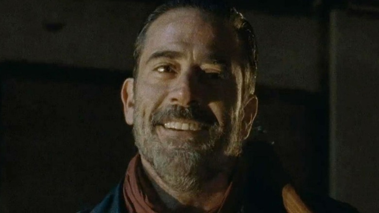 Negan smiling