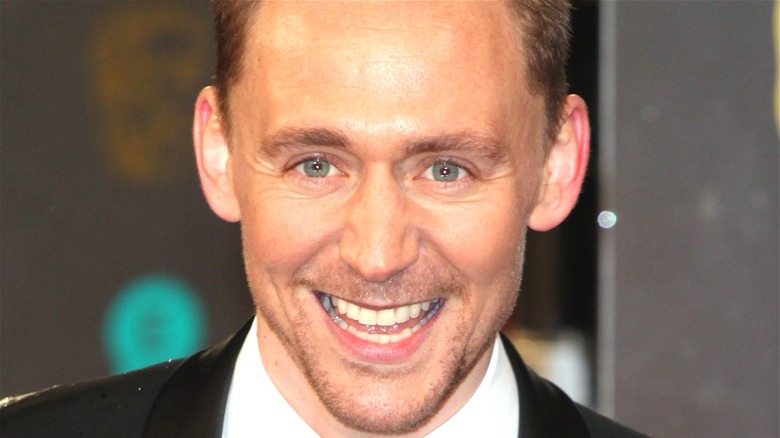 Tom Hiddleston smiling