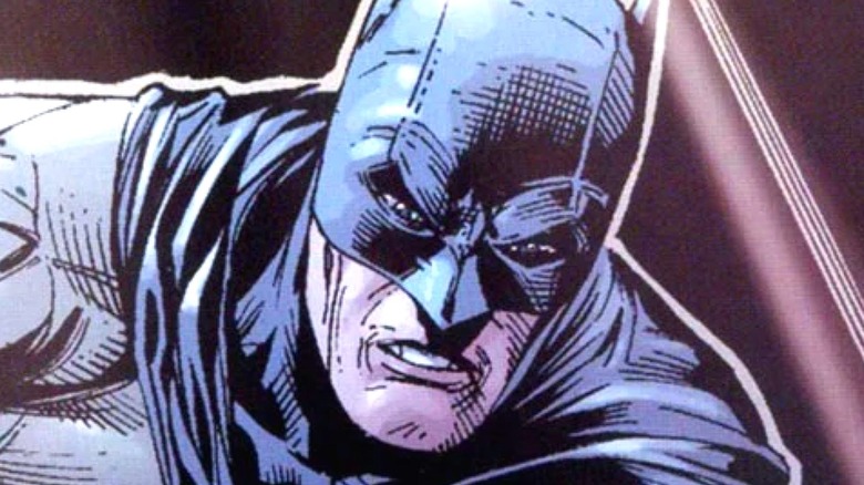 Batman looking angry