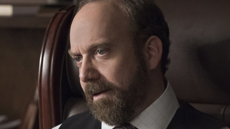 Paul Giamatti Billions leather chair