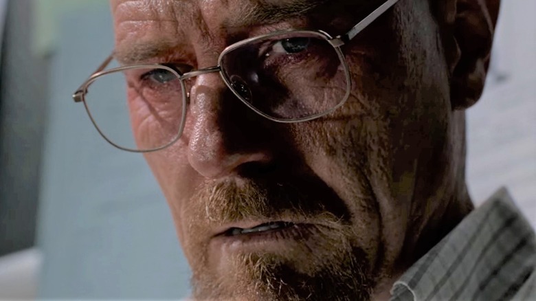 Walter White intense close up