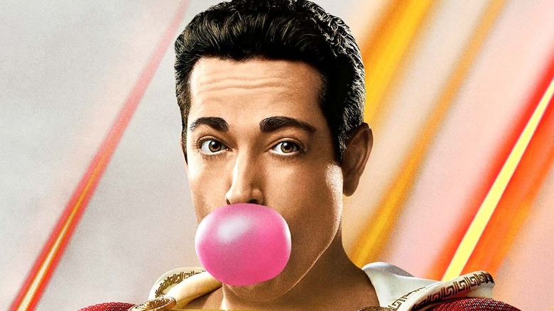 Shazam pink bubble gum