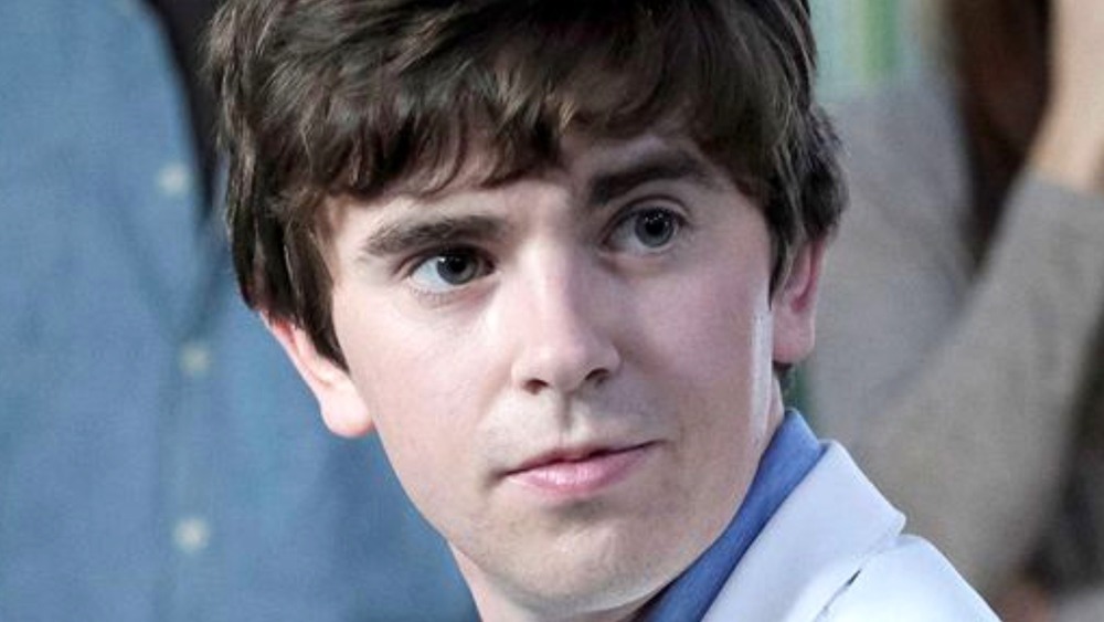 Freddie Highmore as Shaun Murphy in The Good Doctor