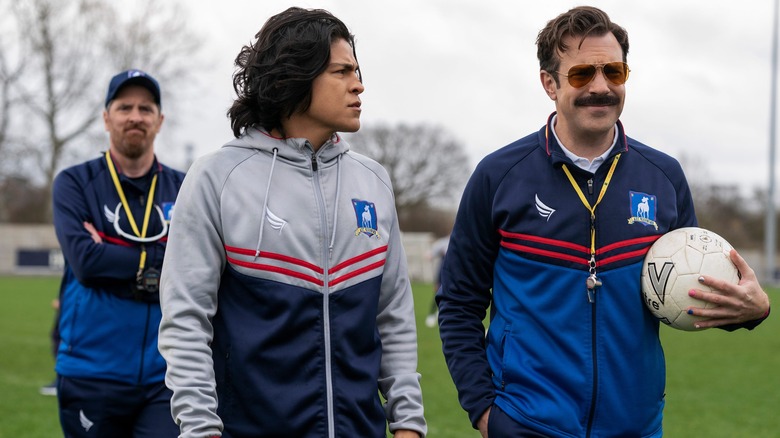 Ted Lasso coaching football