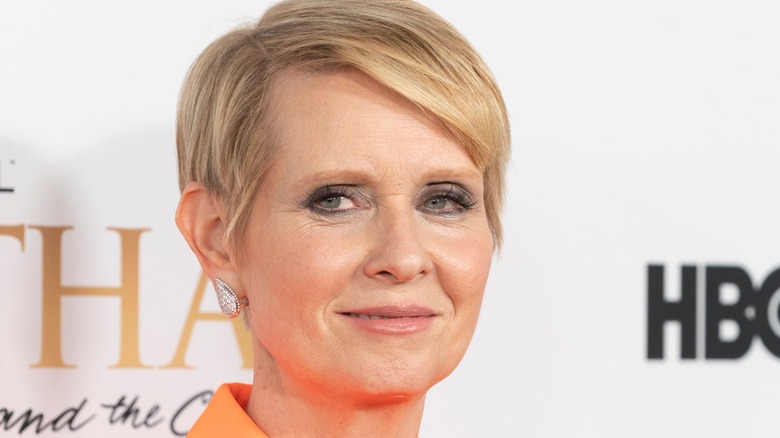 Cynthia Nixon attends event 