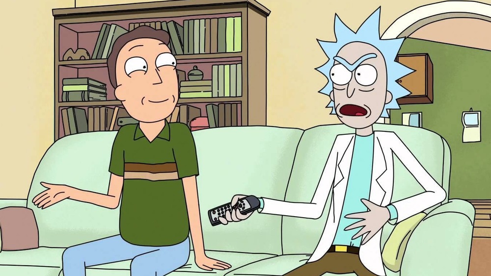Jerry and Rick on couch