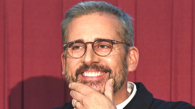 Steve Carell smiling at event