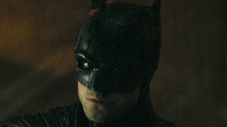 Pattinson appears as Batman 