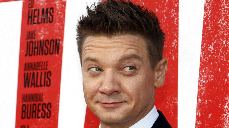 Jeremy Renner smiling