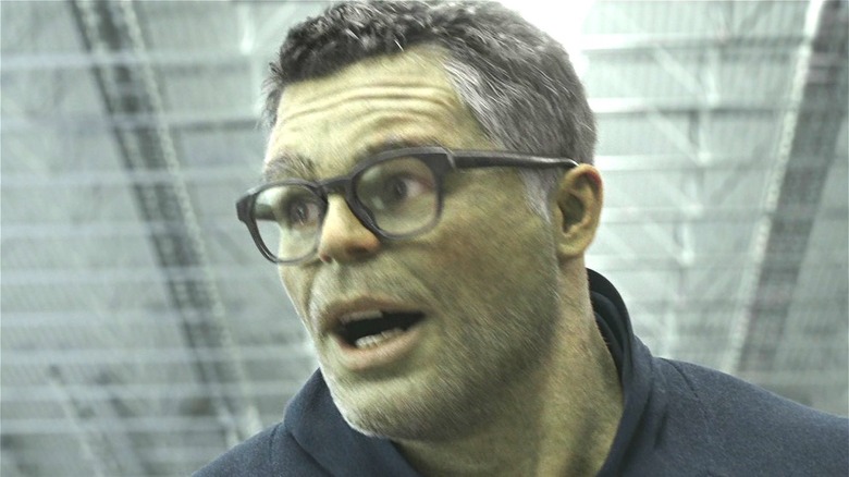 Professor Hulk looking shocked