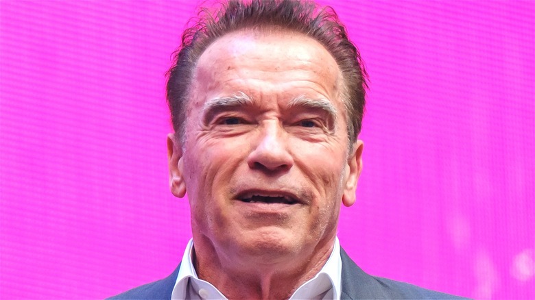 Arnold Schwarzenegger talking