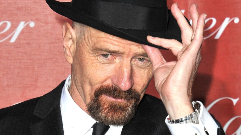 Bryan Cranston tipping hat