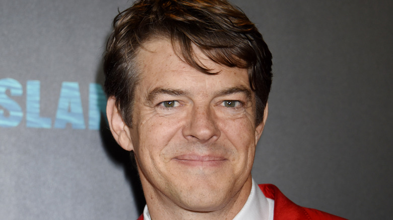 Jason Blum in red suit