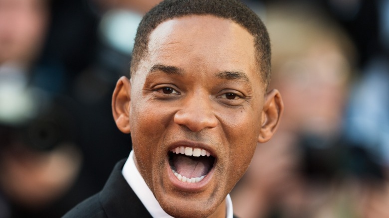 Will Smith hamming it up