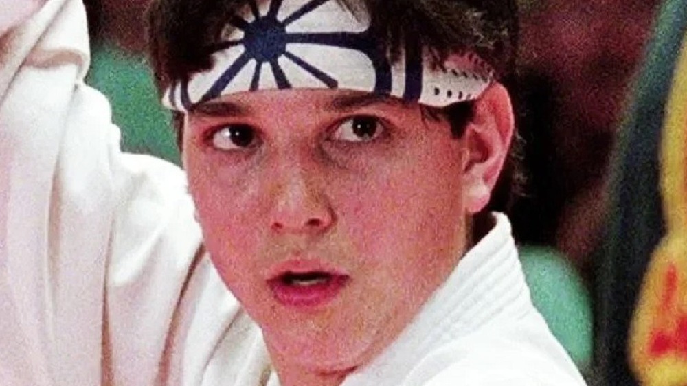 Daniel LaRusso fighting in tournament