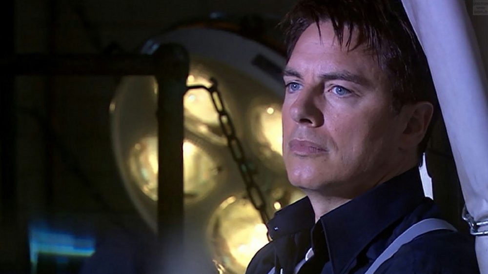 Captain Jack Harkness looking pensive