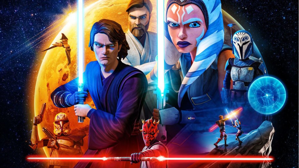 Season 7 promotional photo of Disney+ Star Wars: The Clone Wars