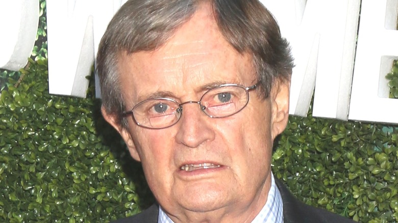 David McCallum posing for photo