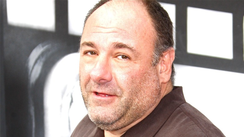 James Gandolfini posing