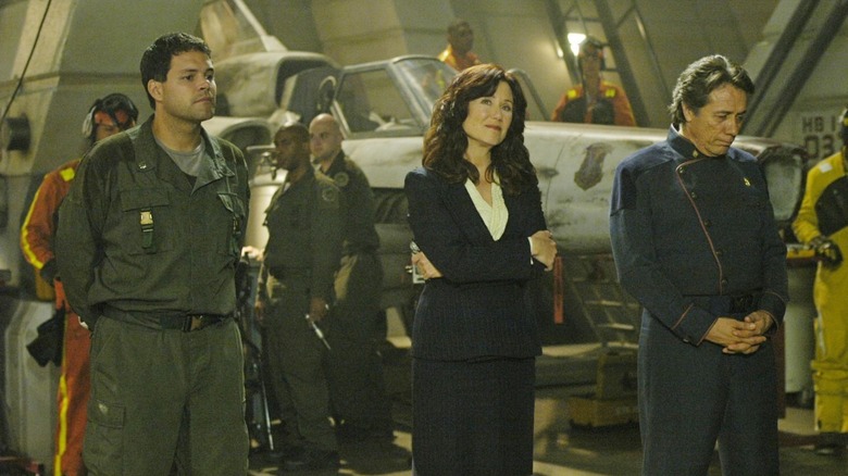 The cast of Battlestar Galactica