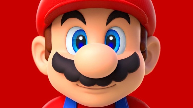 Mario looking shocked