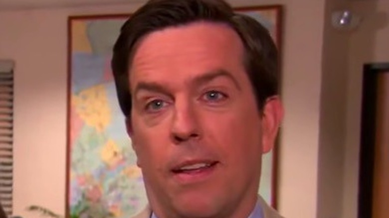 Helms appears as Andy on The Office