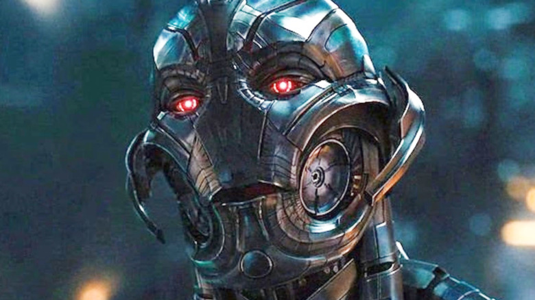 Ultron with red eyes