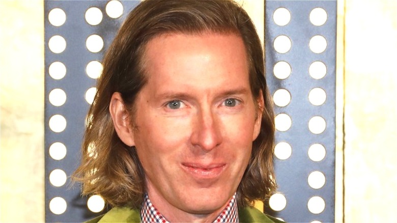 Wes Anderson smiling