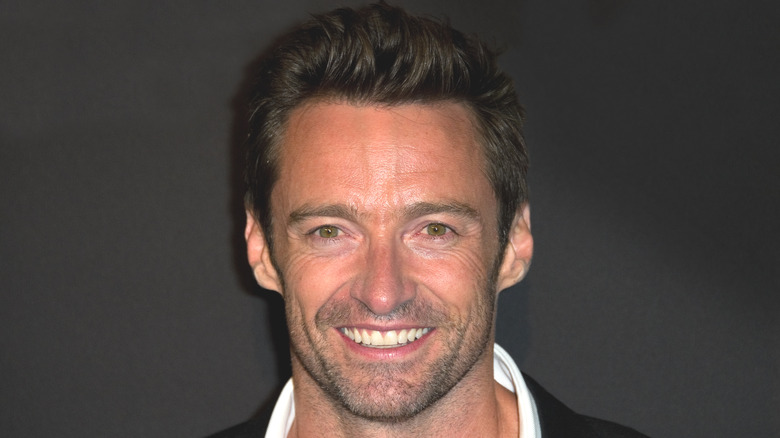 Hugh Jackman smiling