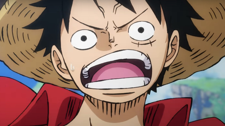 One Piece Luffy smiling wide