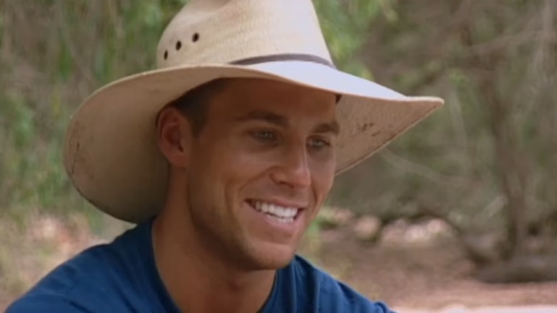 Colby Donaldson wearing a hat on "Survivor: The Australian Outback" (2001)
