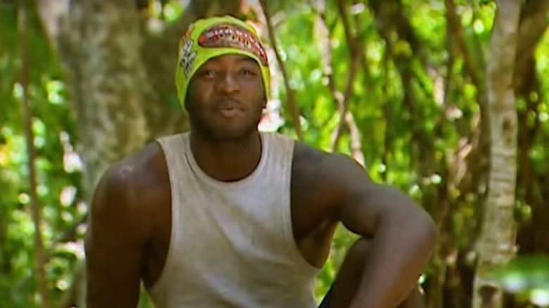 Dreamz wearing headband on "Survivor: Fiji" (2007)