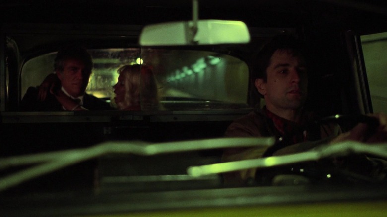 Peter Savage in taxi cab