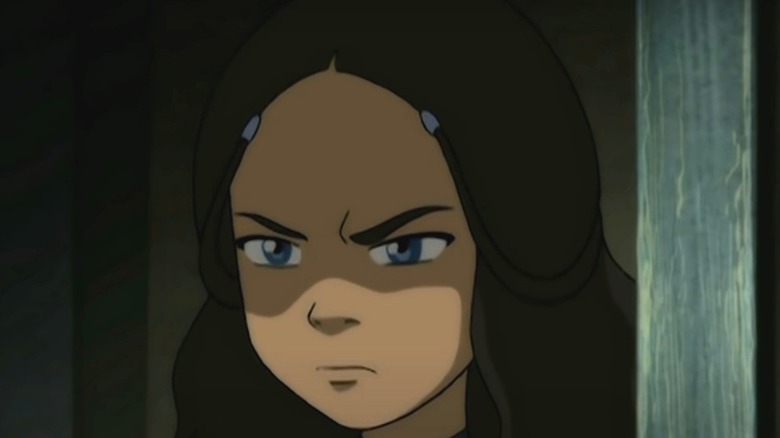 Katara glaring on Avatar: The Last Airbender