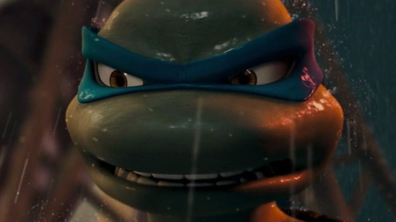 Leonardo in the rain Teenage Mutant Ninja Turtles