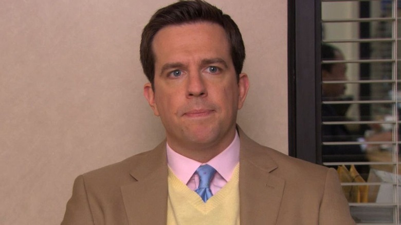 Andy speaking to the camera