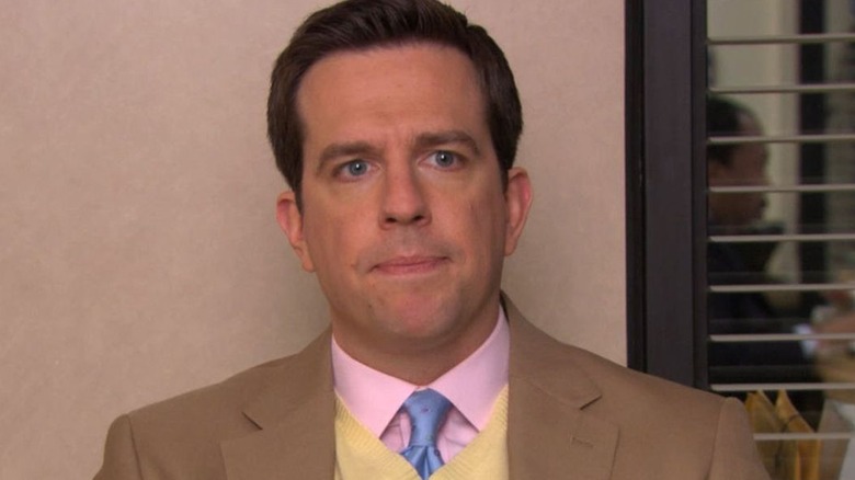 Andy speaking to the camera