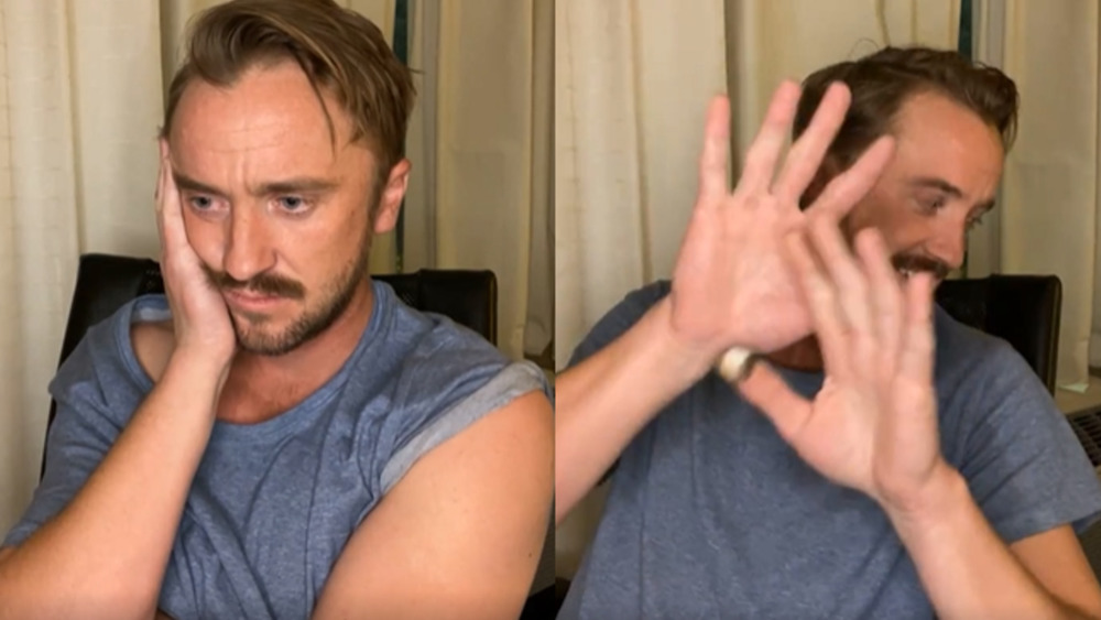 Tom Felton scared