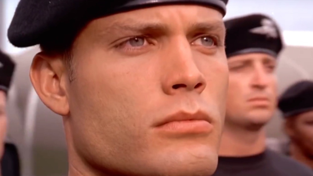 Casper Van Dien Johnny Rico beret