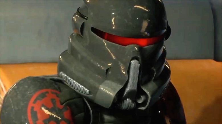 A Purge Trooper in closeup 