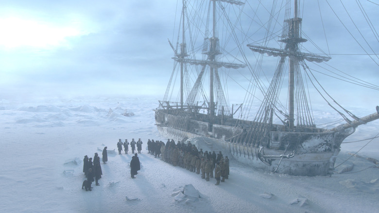 The HMS Terror in the ice