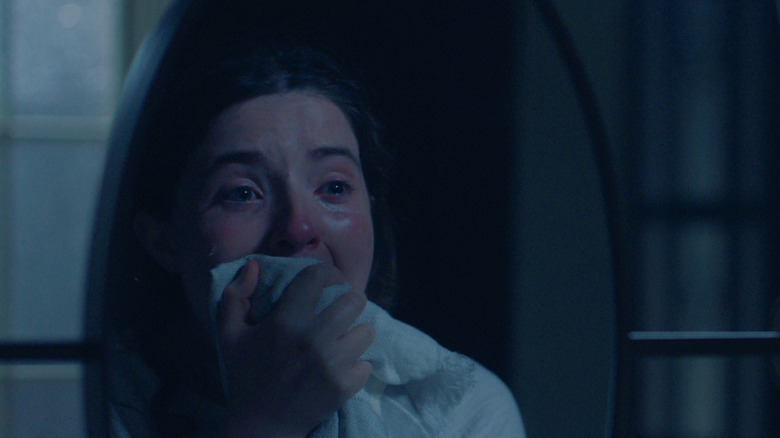 Daisy crying in "The Testaments" (2026)