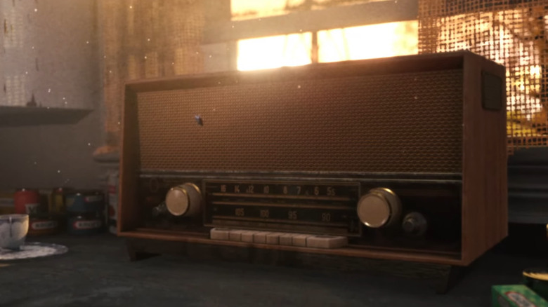 radio in the Sawyer house