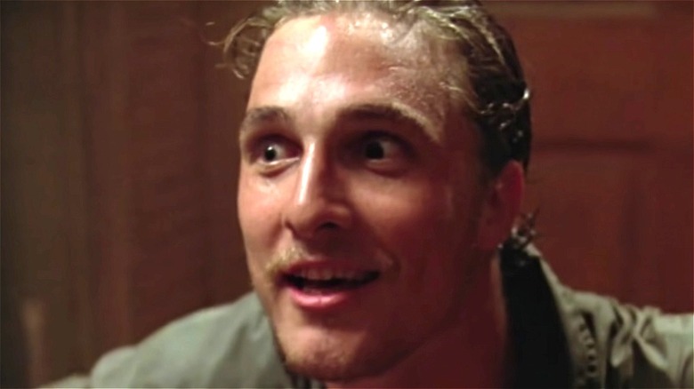 Matthew McConaughey looking crazy in Texas Chainsaw Massacre