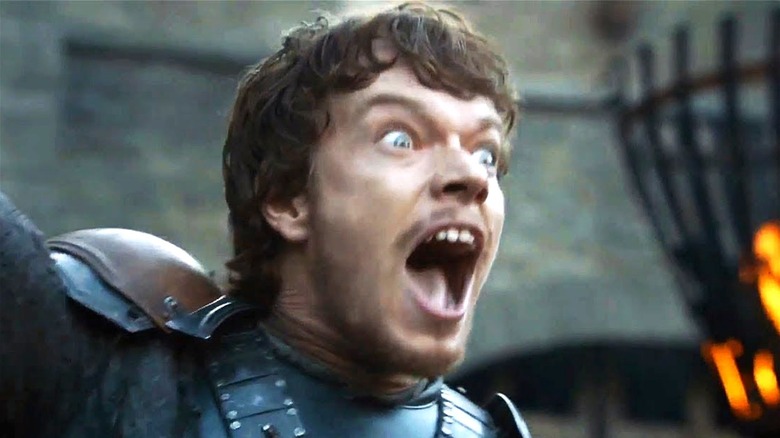 Theon Greyjoy shouting