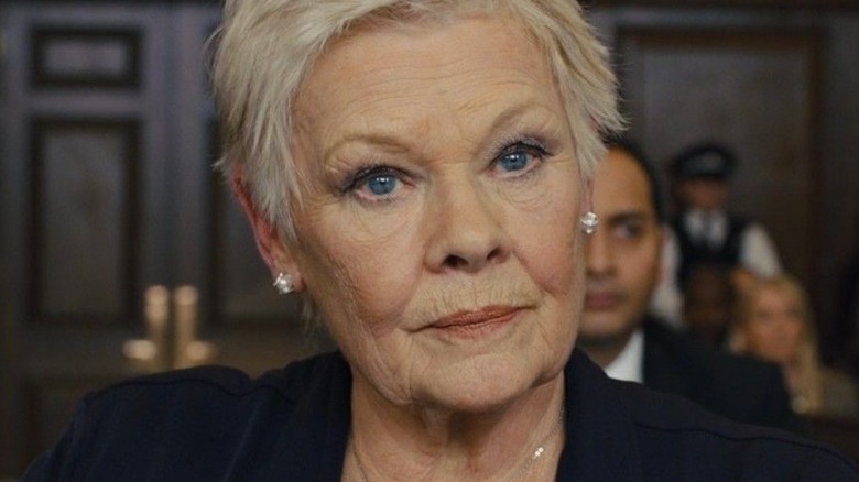 Judi Dench as M in Skyfall