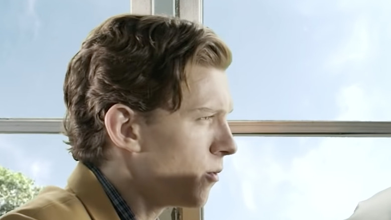 Tom Holland talking in a deleted scene from "Spider-Man" Homecoming